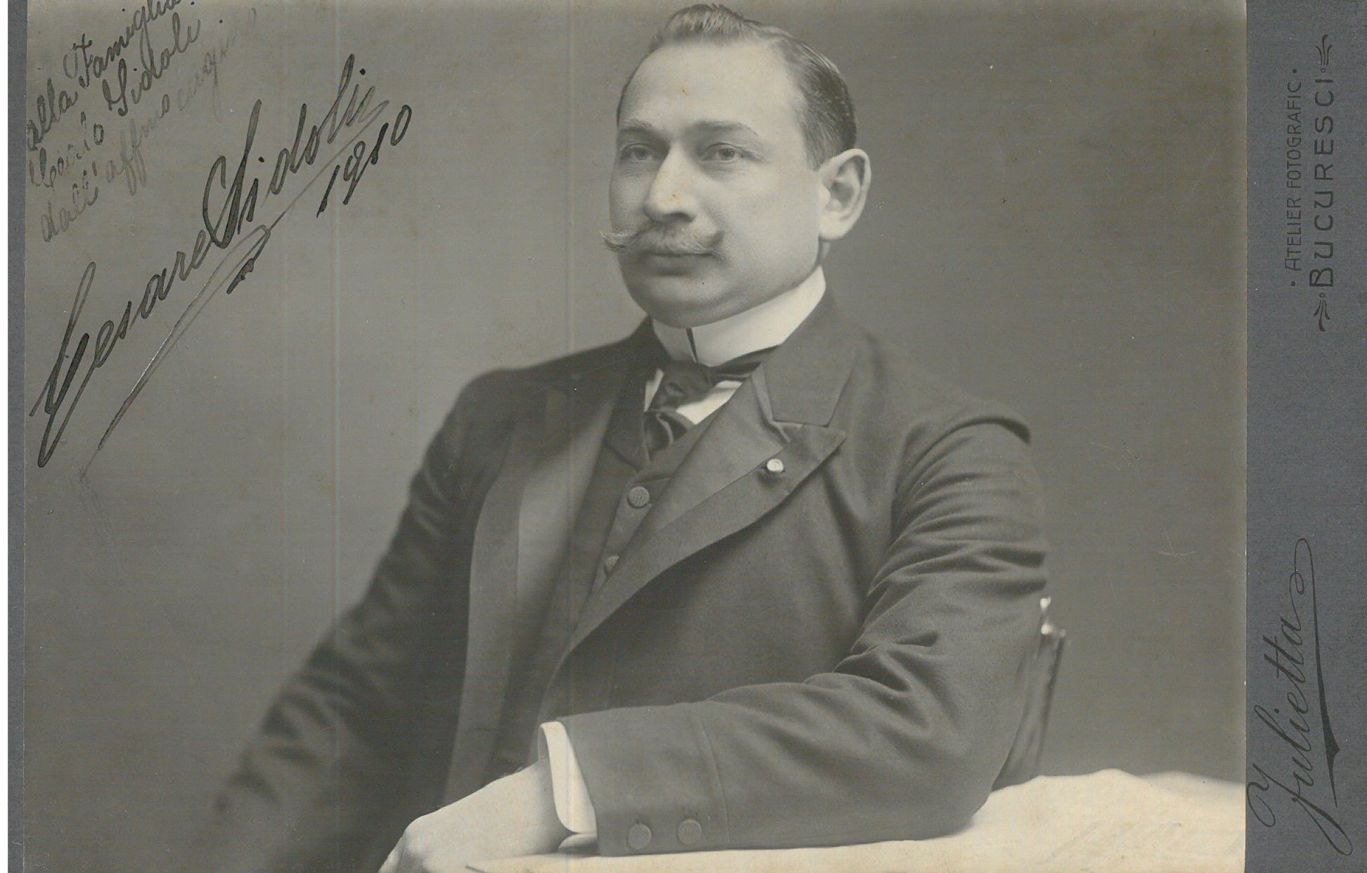 AG F 20-Cesare Sidoli, 1910- fotografia autografa
